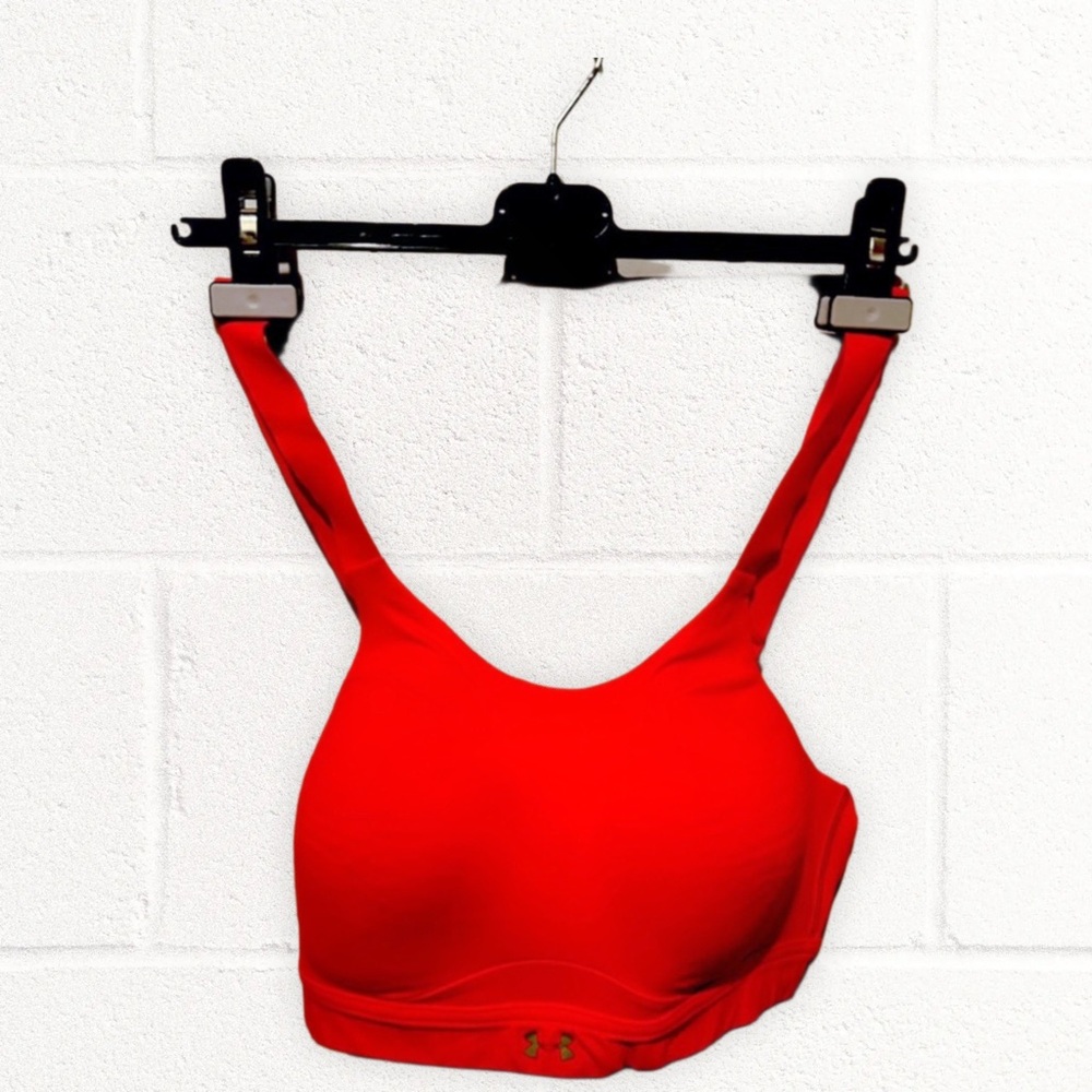 🇺🇸👌VGUC UNDER ARMOUR | 38C | Infinity sport bra orange good support - Picture 7 of 16